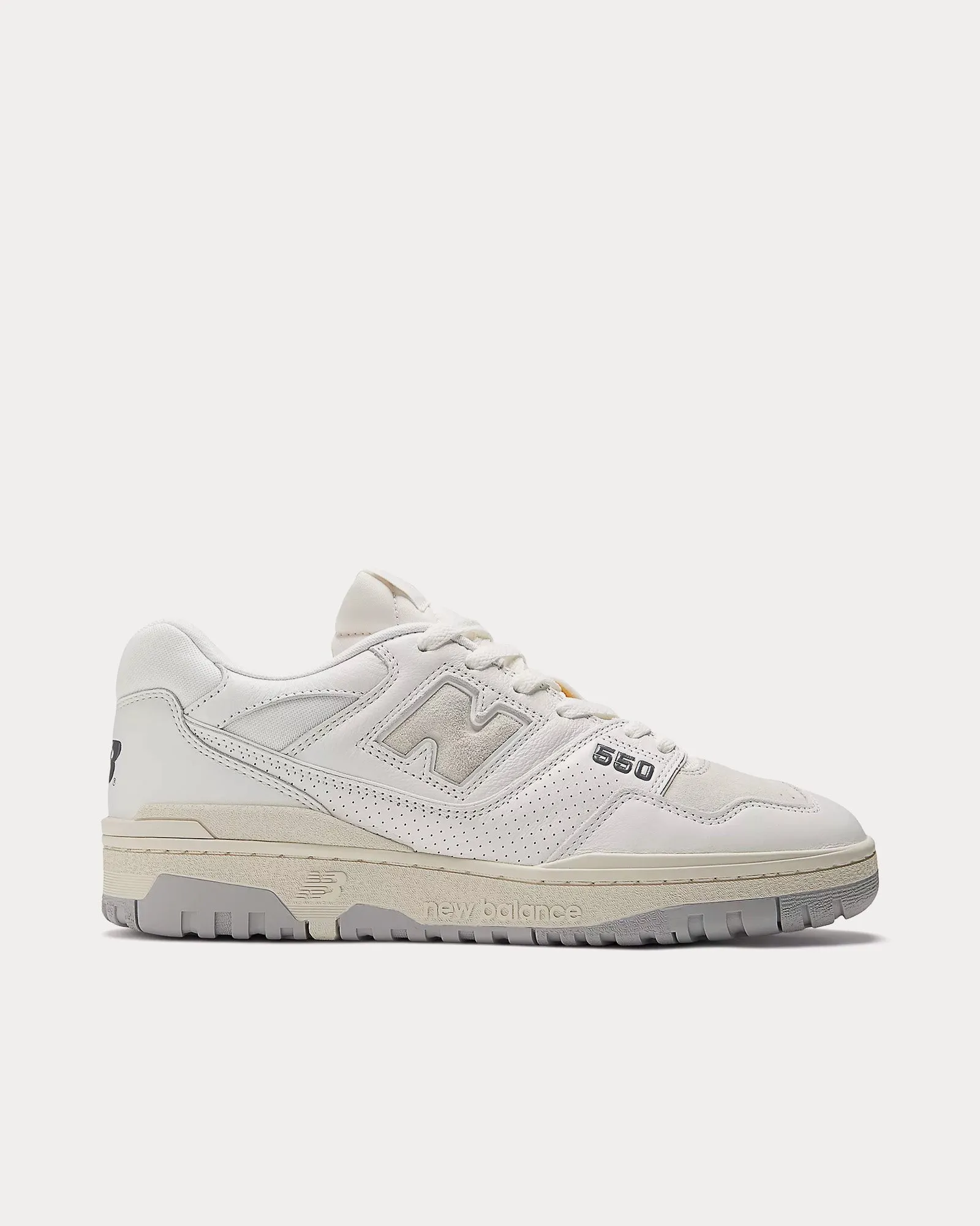 550 White / Timberwolf / Raincloud Low Top Sneakers