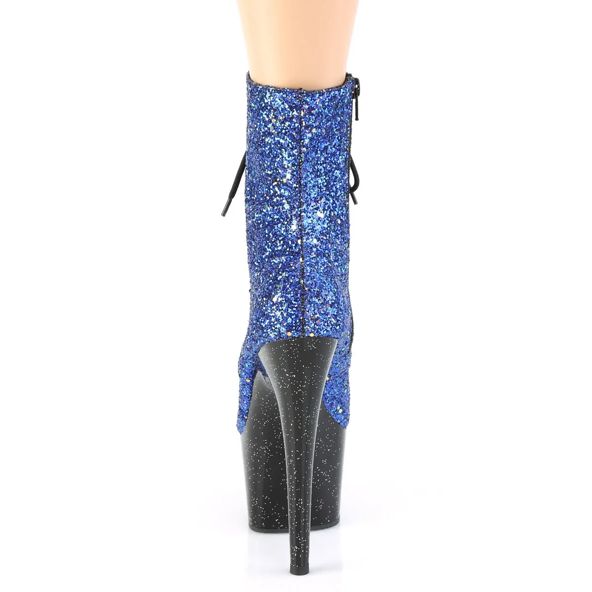 ADORE-1020MG Pleaser Blue Multi Glitter Sexy Platform Shoes (Pole Dancing Heels)