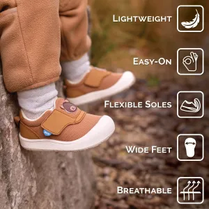 Brown Bear Mini-Flyer Toddler Sneakers