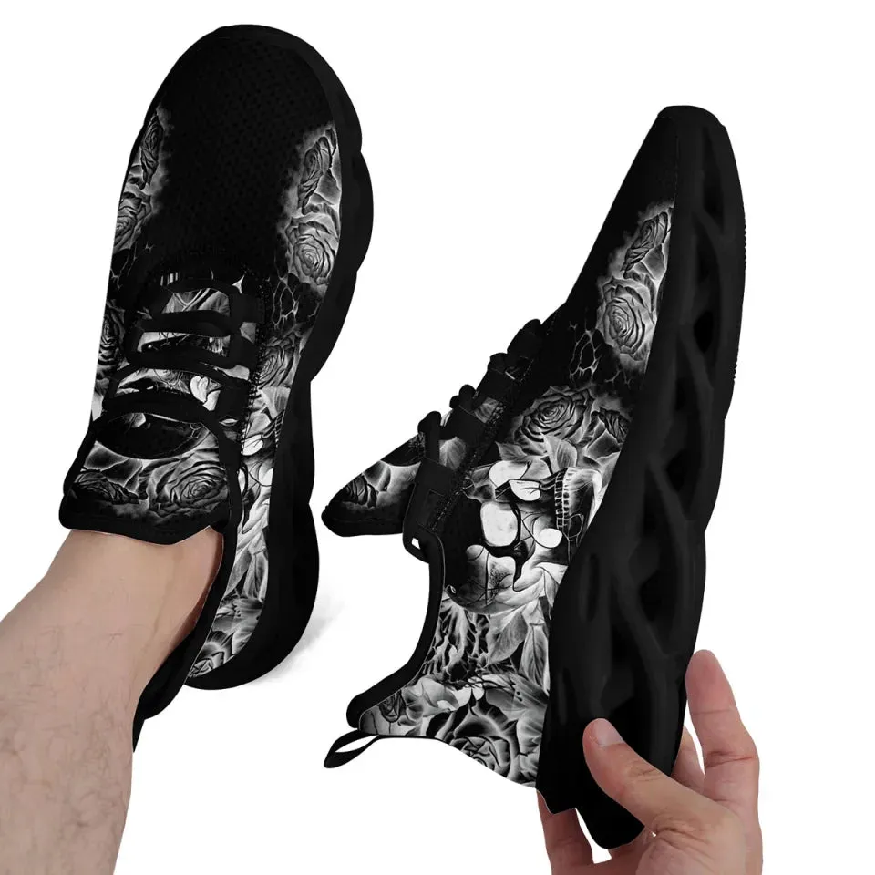Buy one Get One Personalized maxsoul Sneakers,Easter Skull Sneakers Men Shoe shoes comfortable