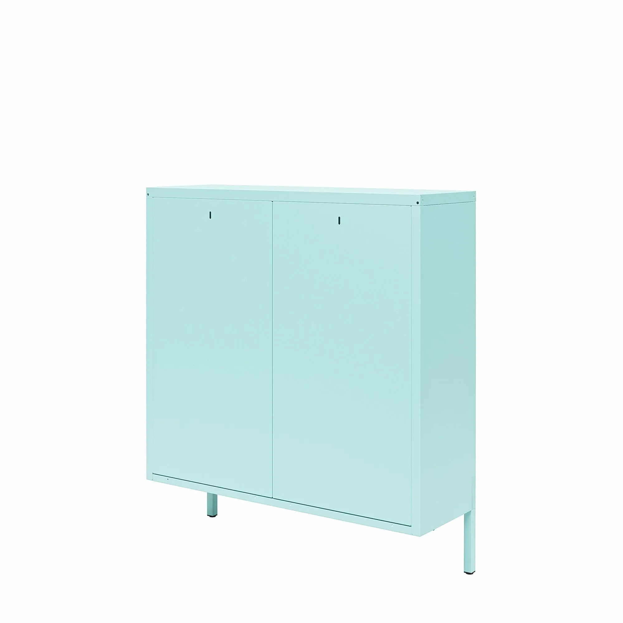 Cache 2 Door Locker Style Metal Shoe Storage Cabinet