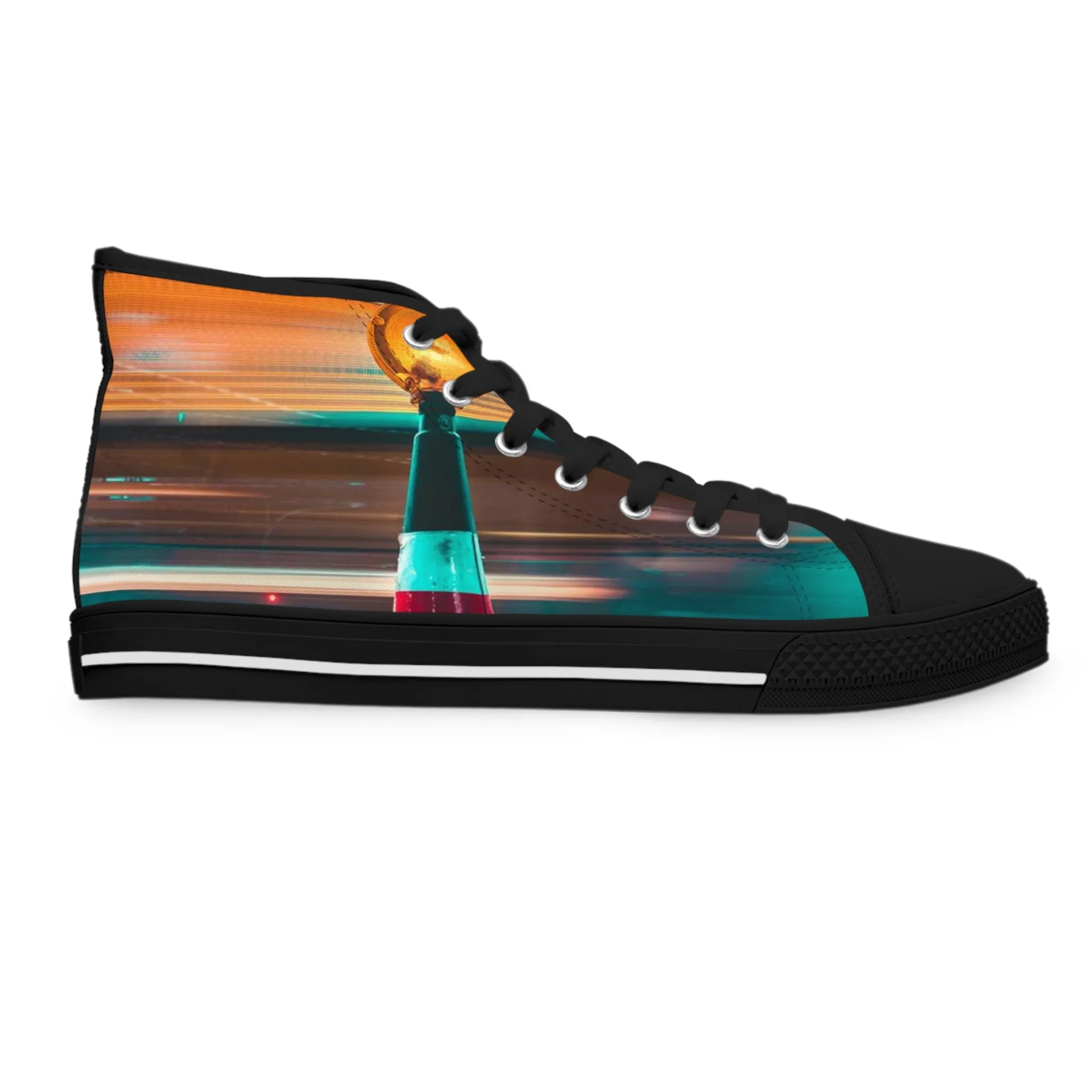 CAUTION -Women's High Top Sneakers