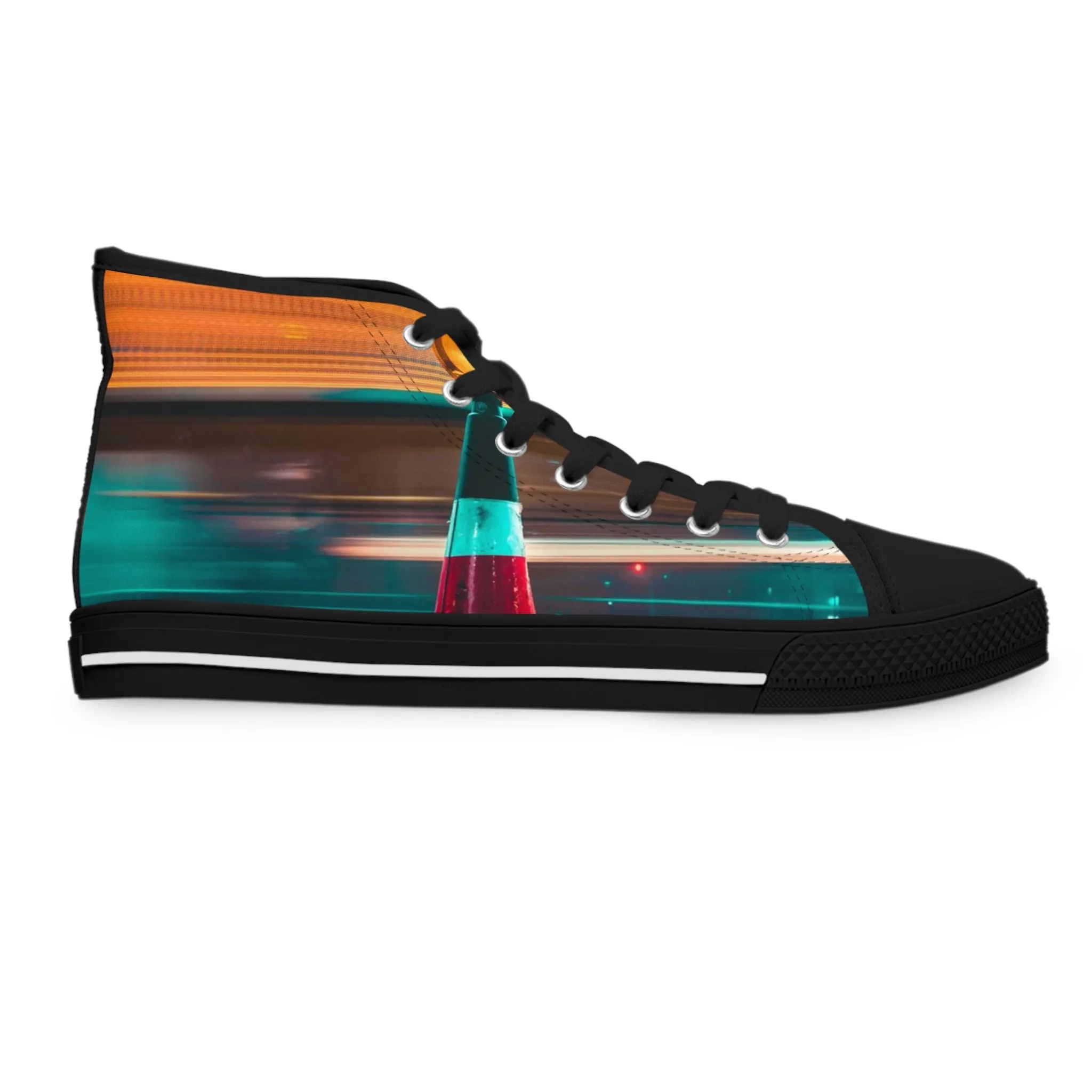 CAUTION -Women's High Top Sneakers