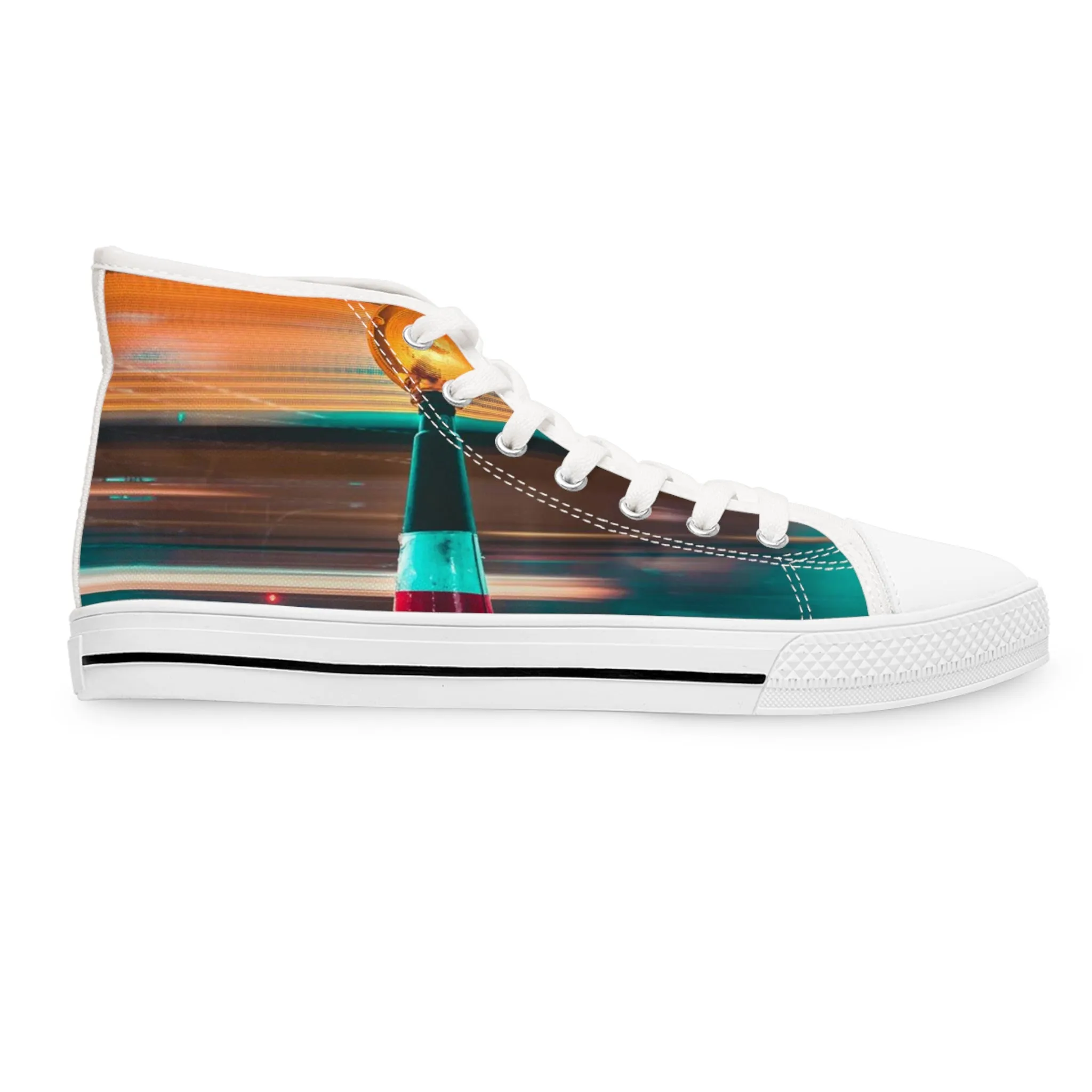 CAUTION -Women's High Top Sneakers