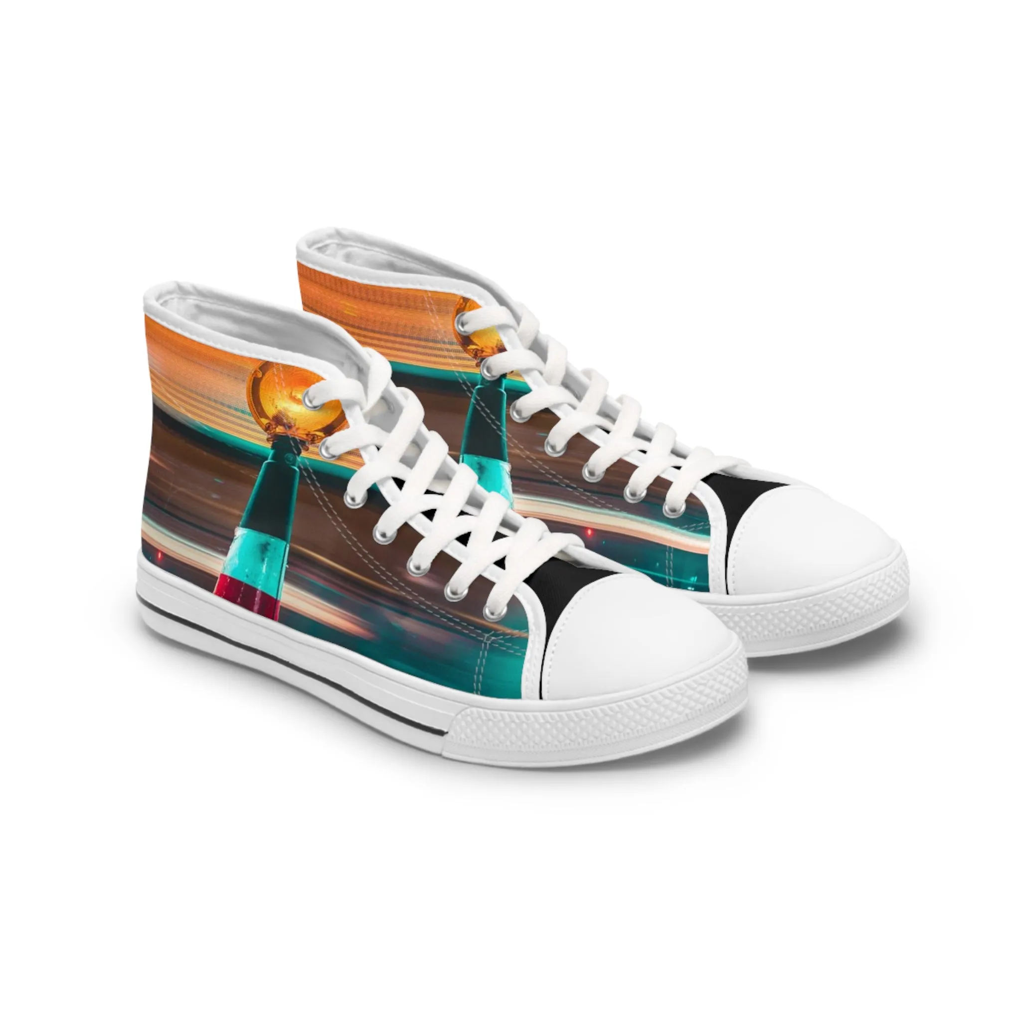 CAUTION -Women's High Top Sneakers