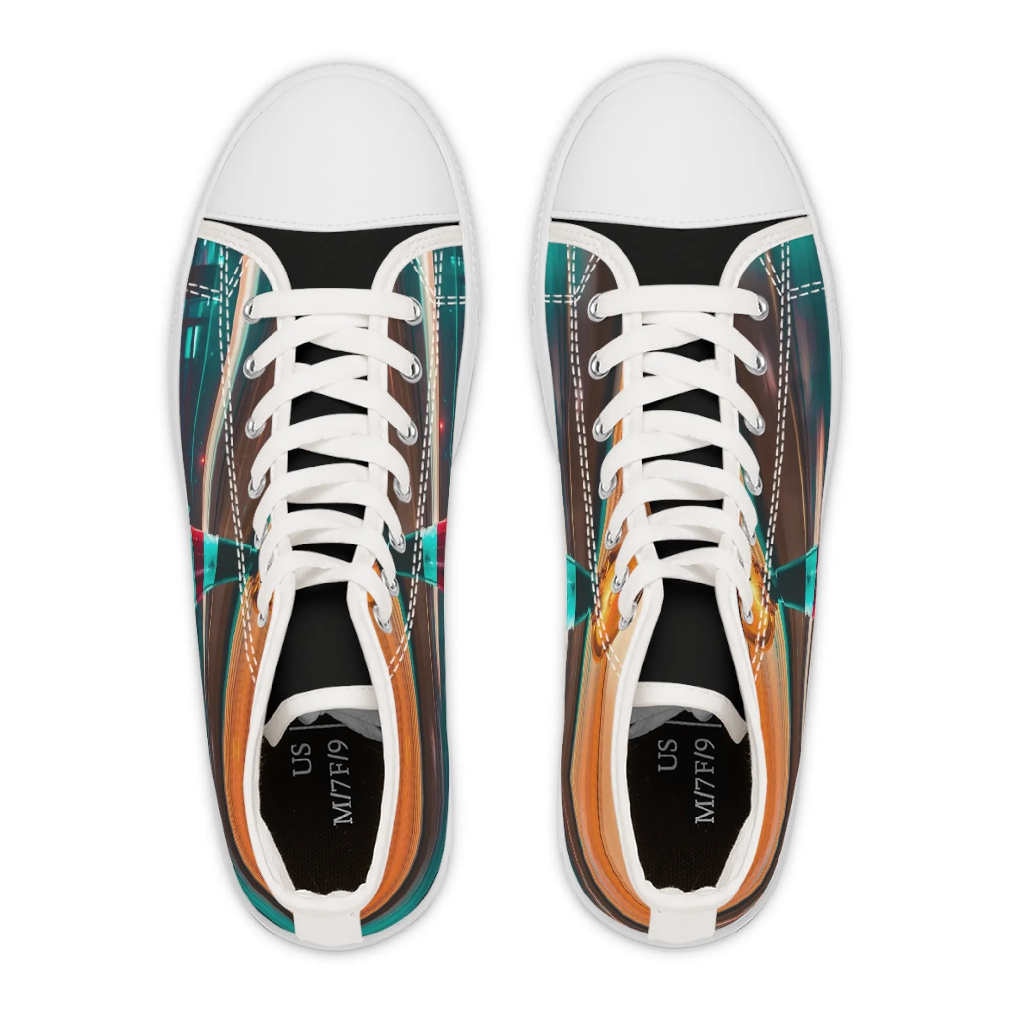 CAUTION -Women's High Top Sneakers