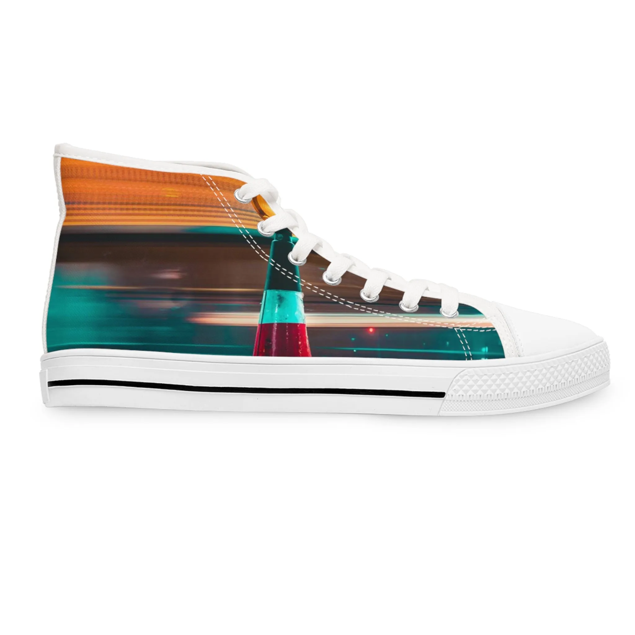CAUTION -Women's High Top Sneakers