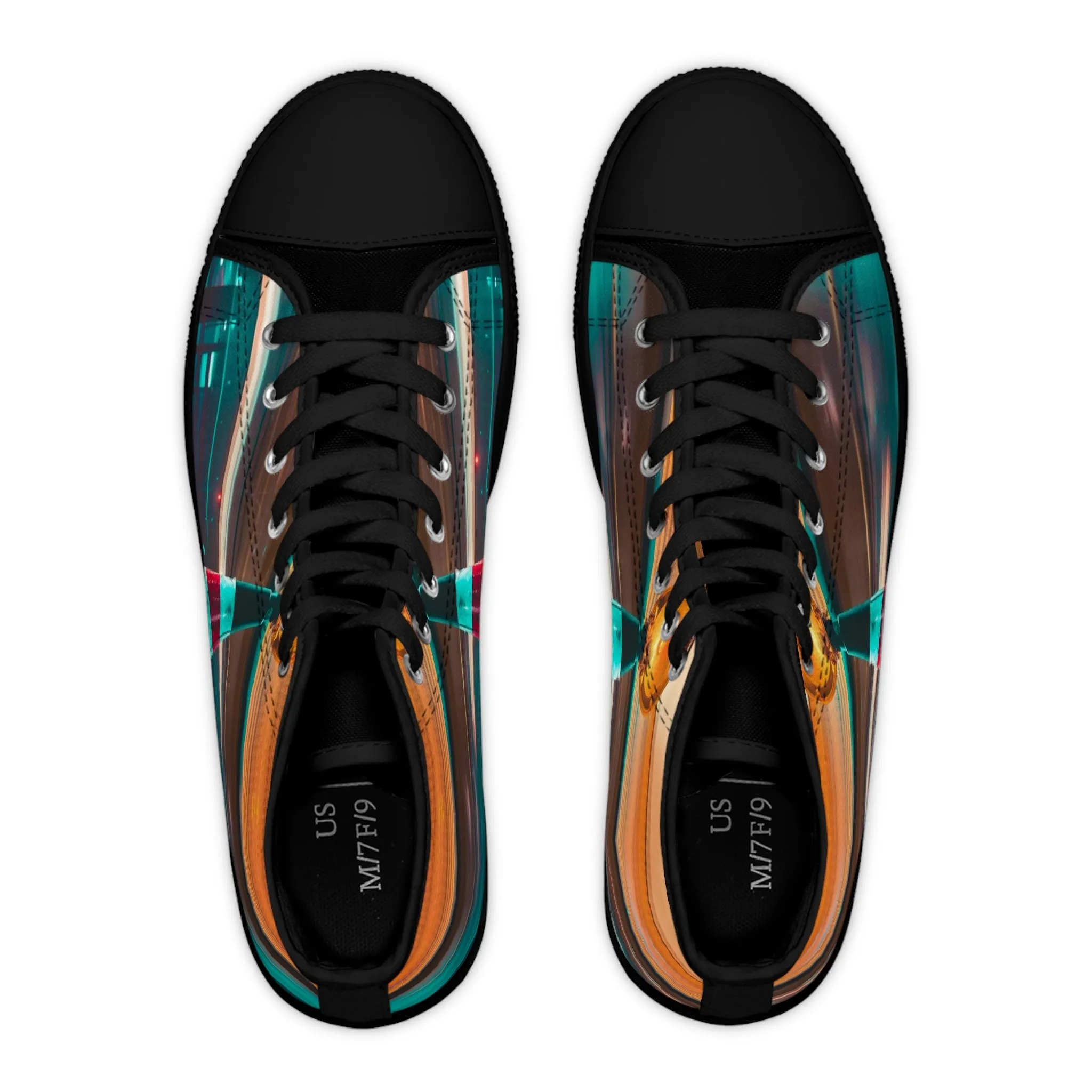 CAUTION -Women's High Top Sneakers