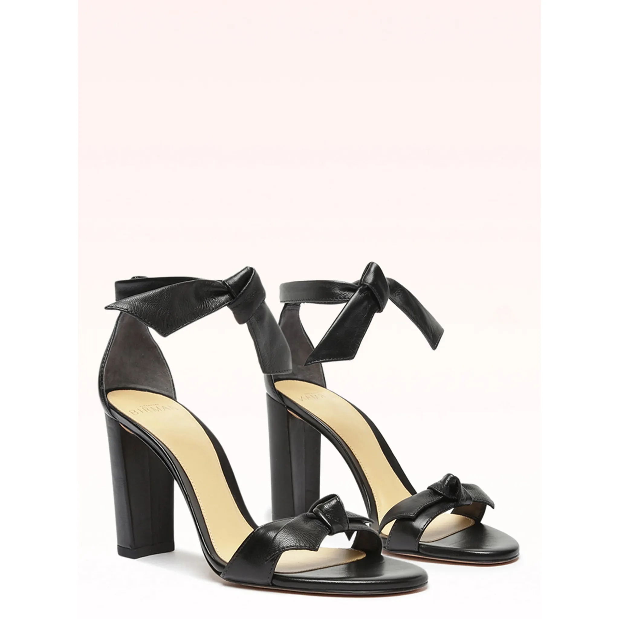 Clarita Block 90 Black Sandal