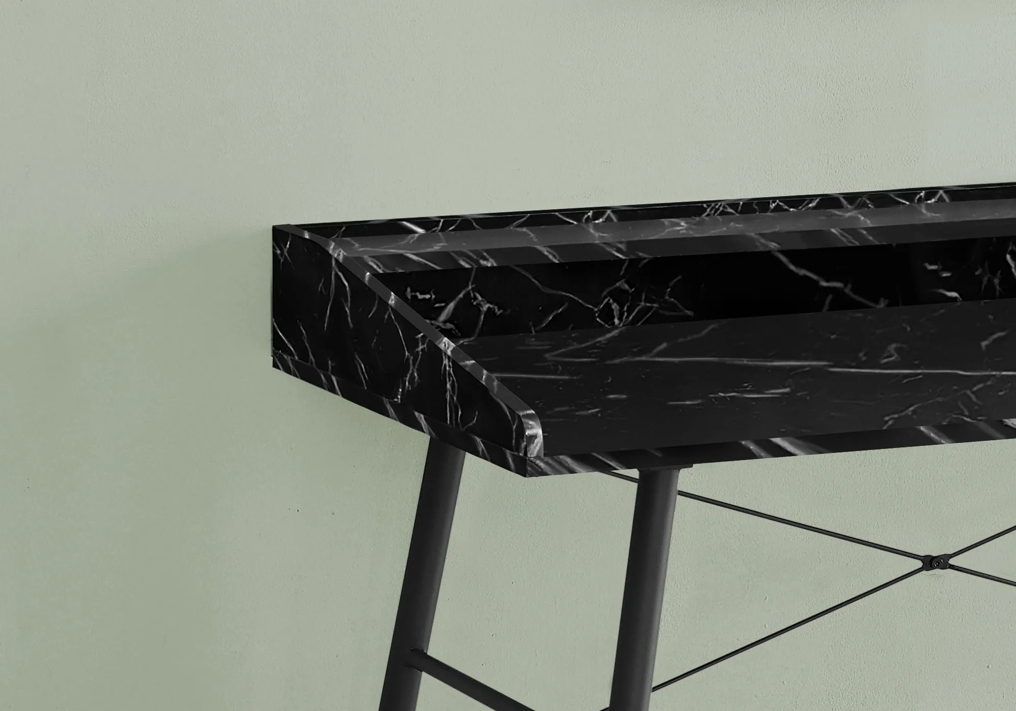 Computer Desk For Home Office, Laptop Storage Shelves, Contemporary & Modern by Couch.com