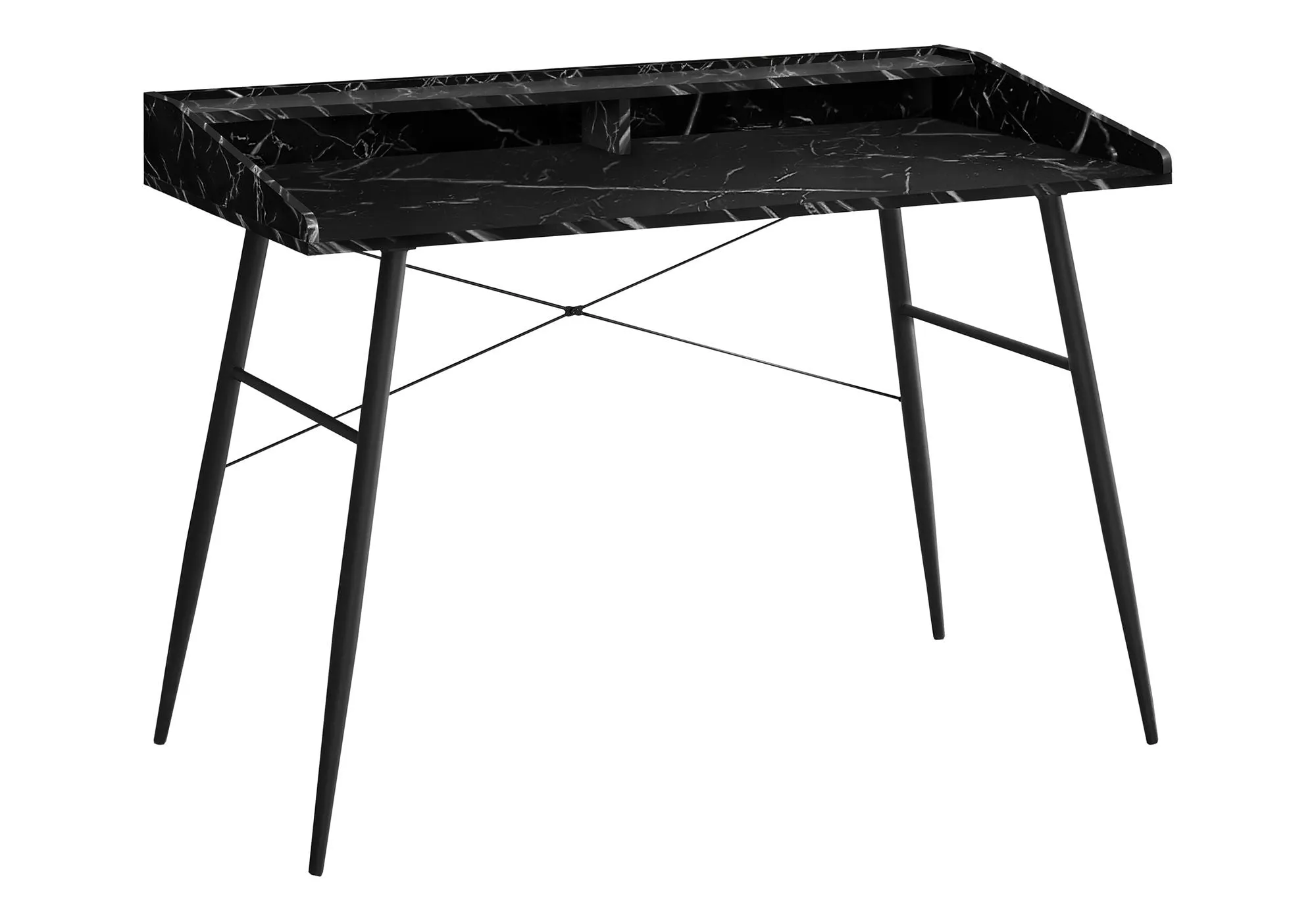 Computer Desk For Home Office, Laptop Storage Shelves, Contemporary & Modern by Couch.com