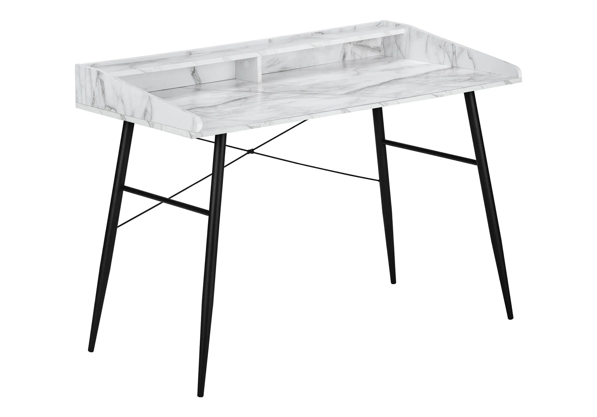 Computer Desk For Home Office, Laptop Storage Shelves, Contemporary & Modern by Couch.com