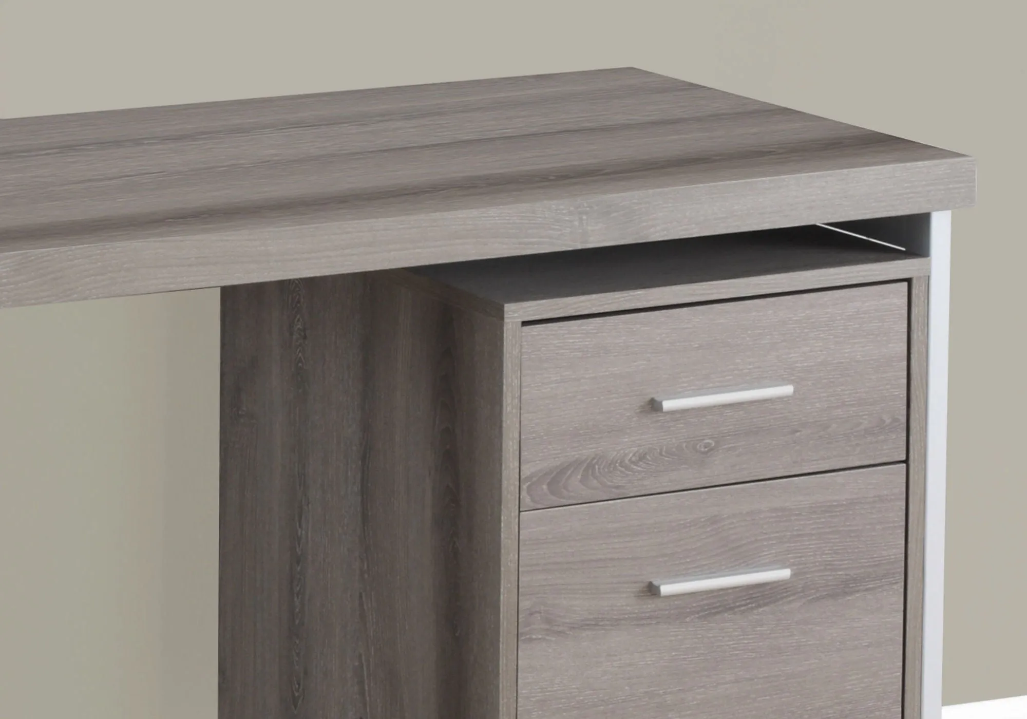 Computer Desk For Home Office, Left, Right Set - Up, Storage Drawers, Modern Design by Couch.com