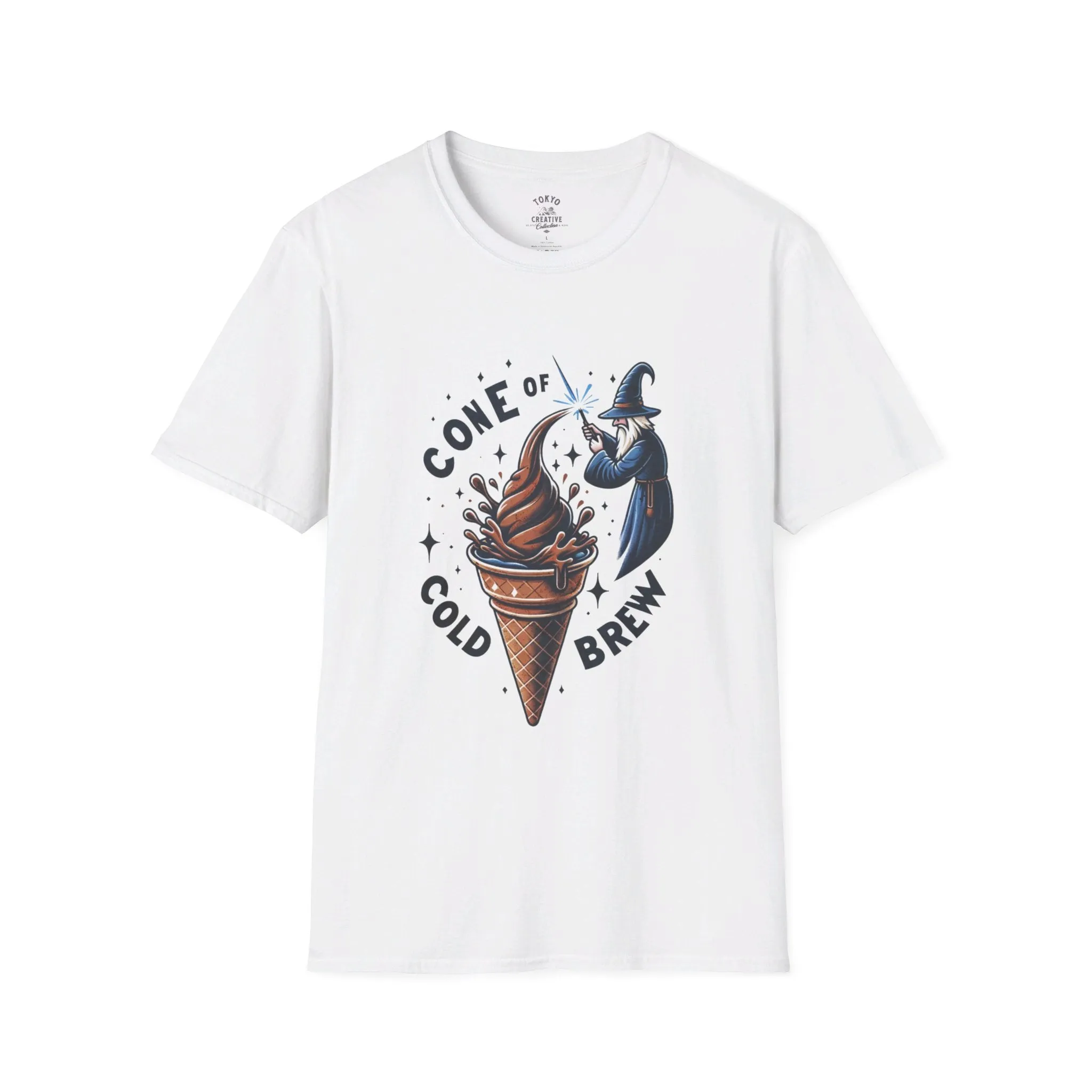 Cone of Cold Brew Shirt - Wizardly Coffee Lover Tee for Gamers and Baristas