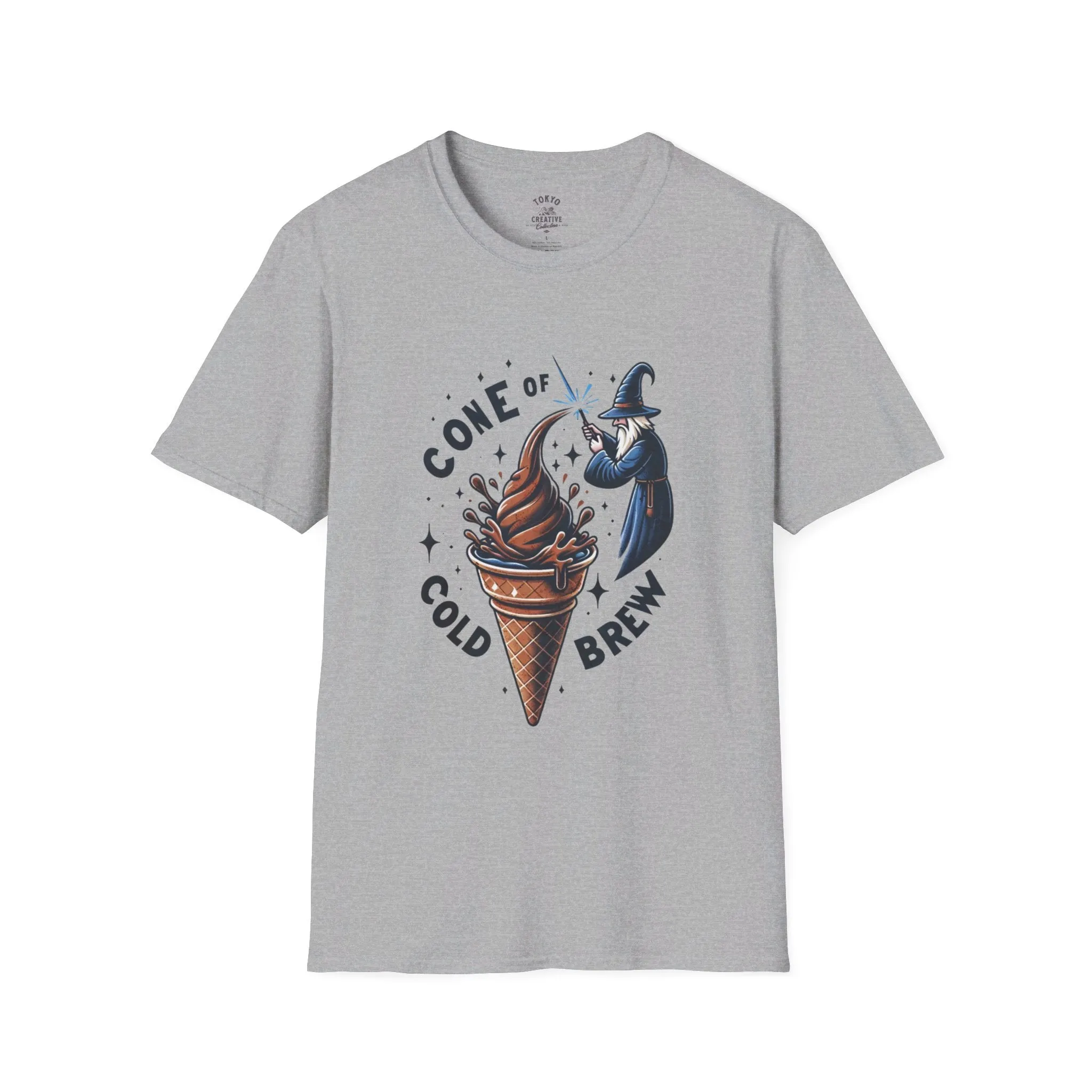 Cone of Cold Brew Shirt - Wizardly Coffee Lover Tee for Gamers and Baristas