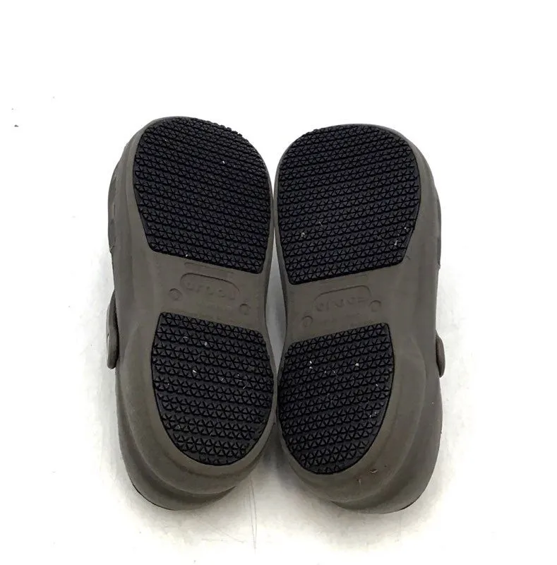 Crocs Women's Gray Slip-On Clog Shoes - Size 8