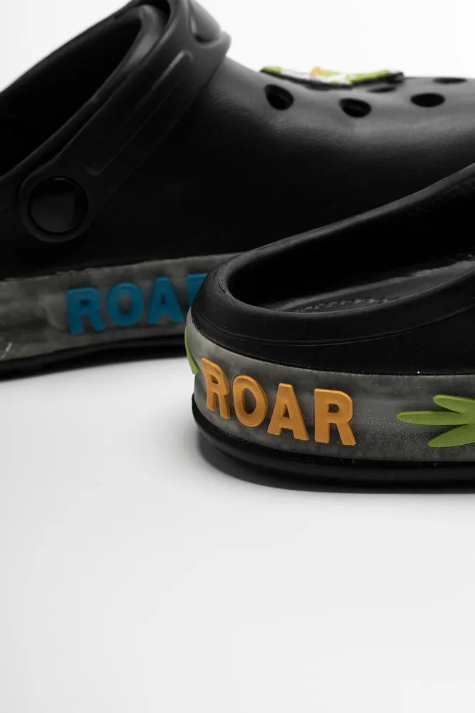 Dinosaur Clog Black