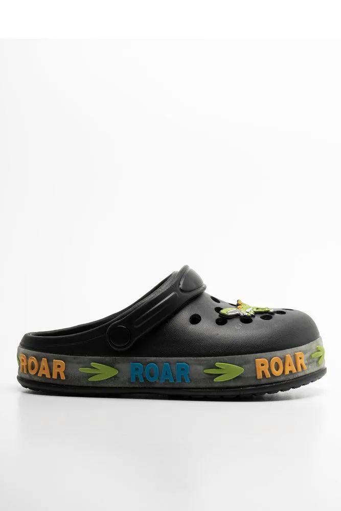 Dinosaur Clog Black