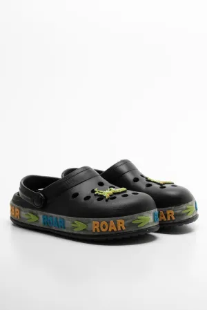 Dinosaur Clog Black