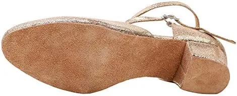 DKZSYIM Women's Professional Latin Dance Shoes Ballroom Wedding Performance Shoes,Model YCL212