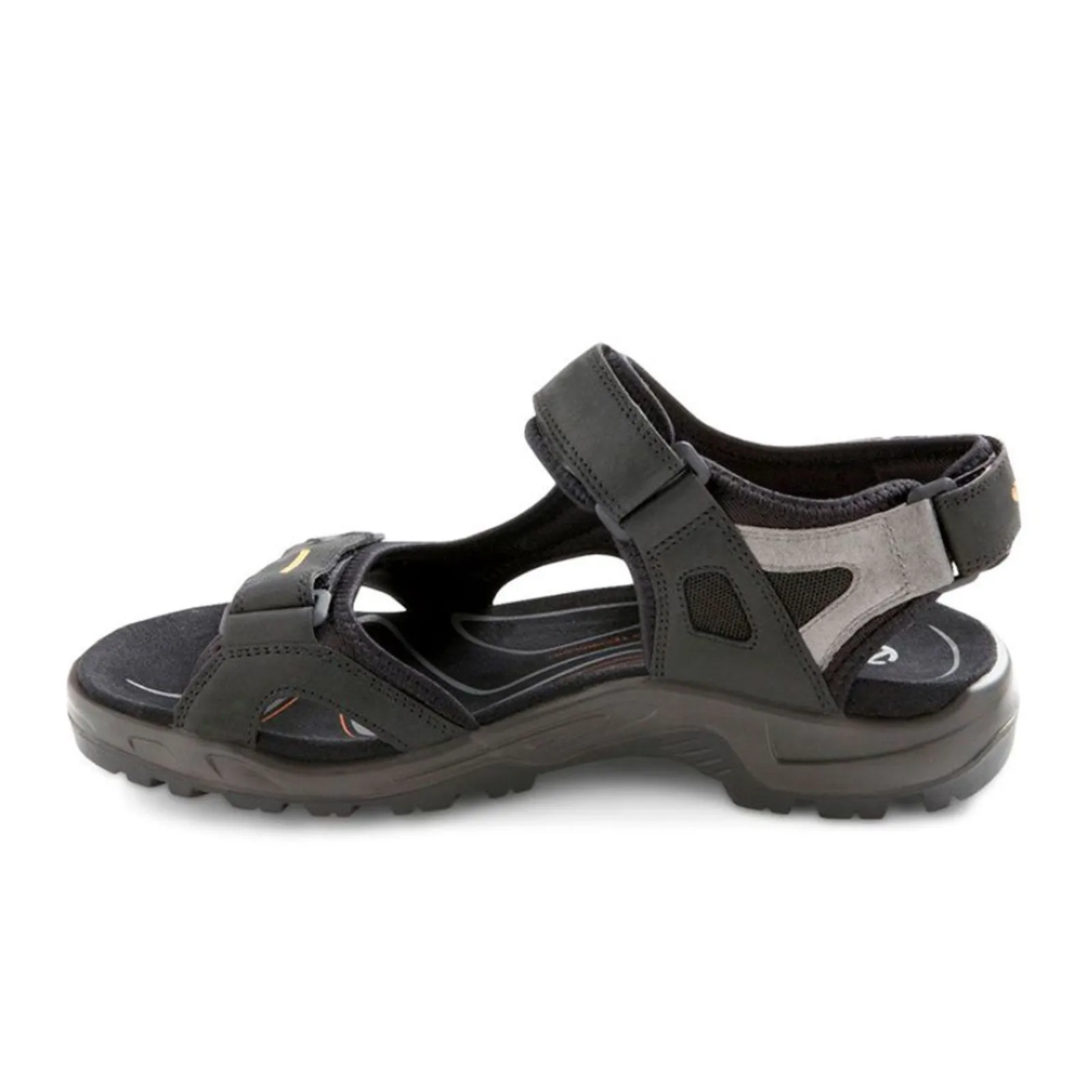 ECCO Yucatan Active Sandal (Men) - Black/Mole/Black
