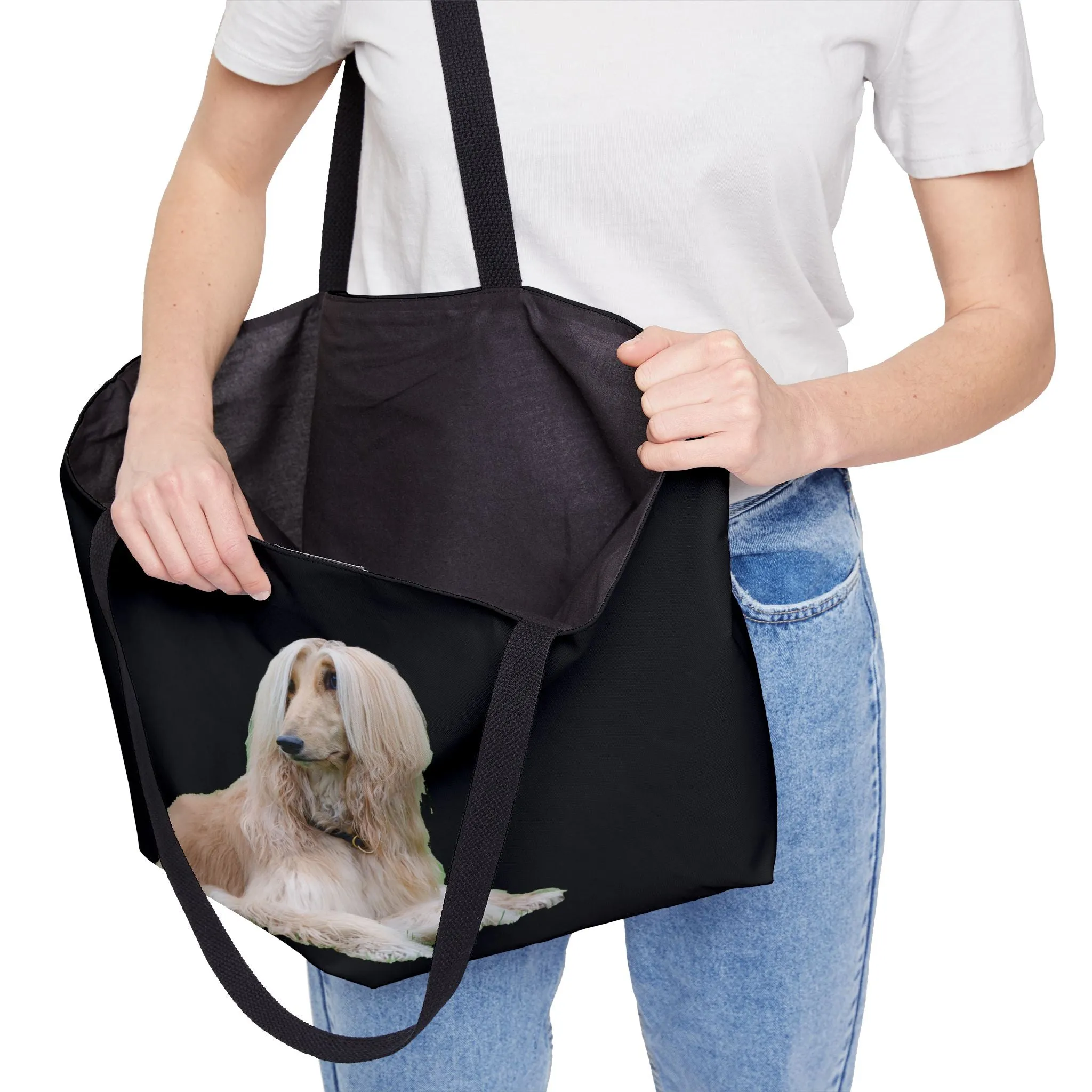 Elegant Afghan Hound Weekender Tote Bag