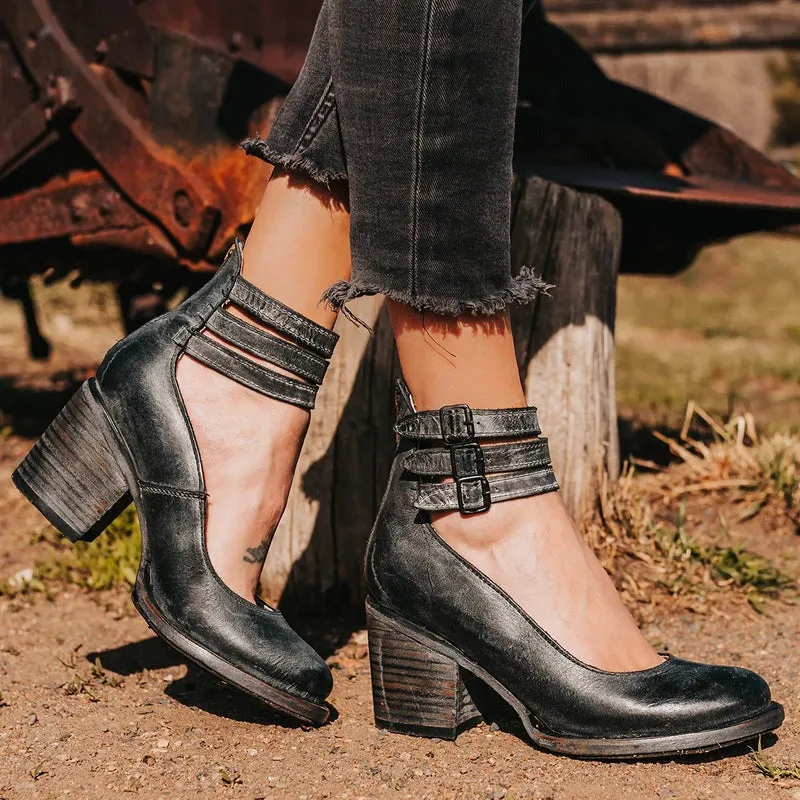 Elegant Belt Buckle Strap Mary Jane Shoes