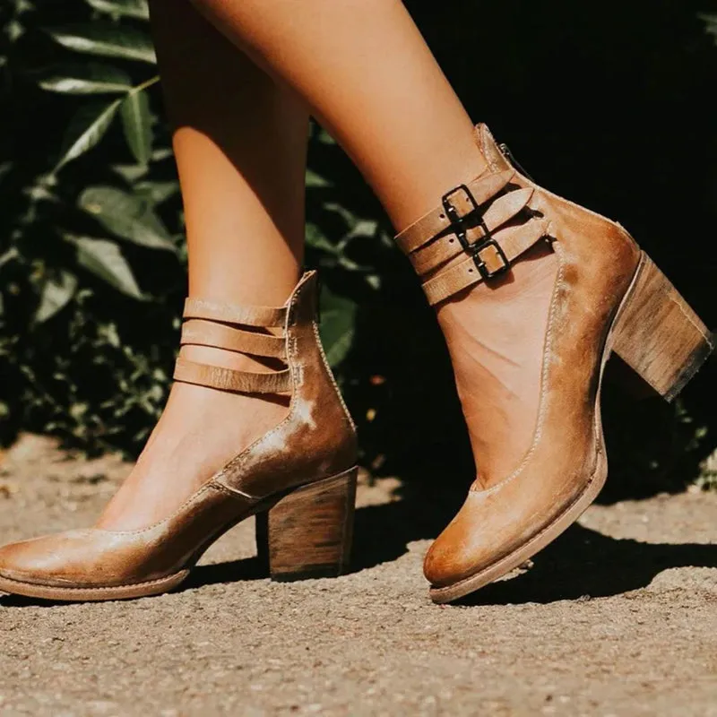 Elegant Belt Buckle Strap Mary Jane Shoes