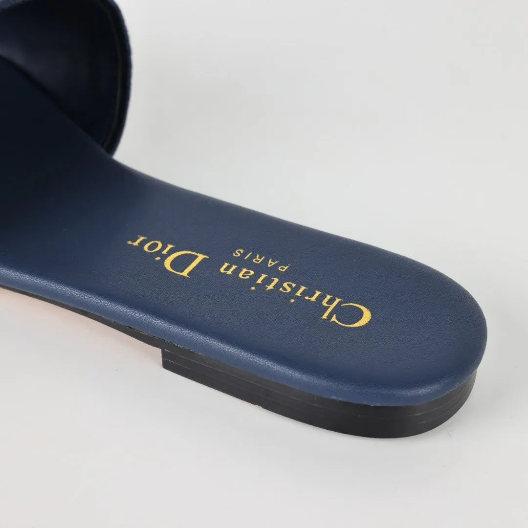 Embroidered Fashion Flat Slippers
