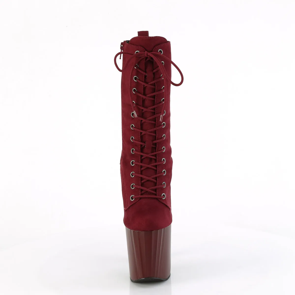 ENCHANT-1040 Pleaser Burgundy Sexy Platform Shoes (Pole Dancing Heels)