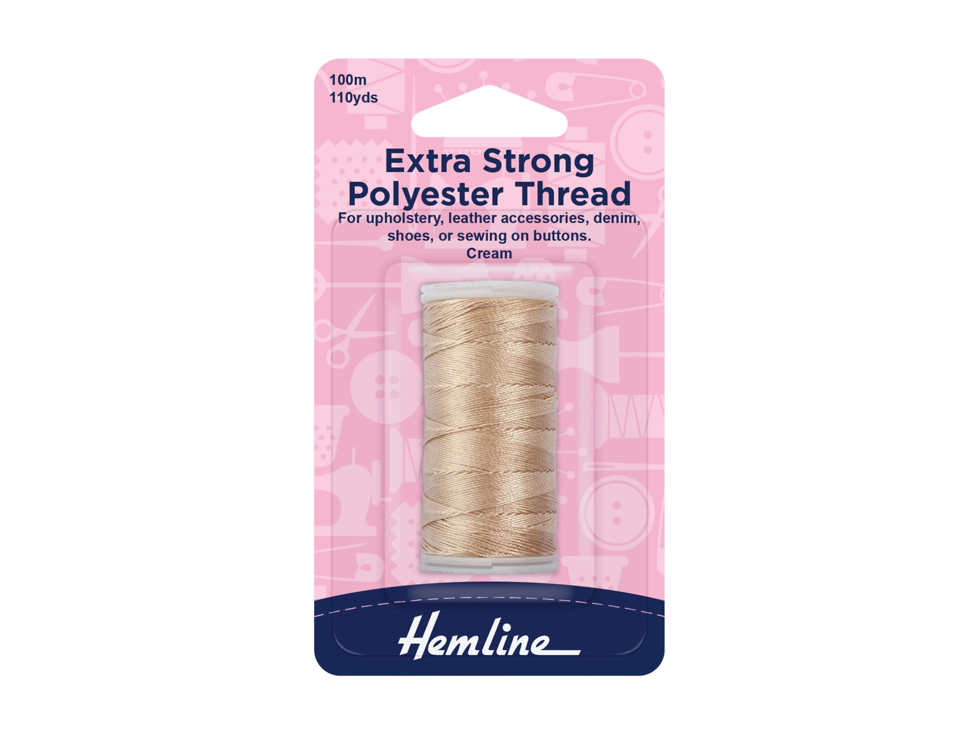 Extra Strong Sewing Thread - 100 Metre Spool