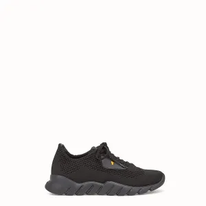 Fendi Black Fabric Sneakers Sz 12/11