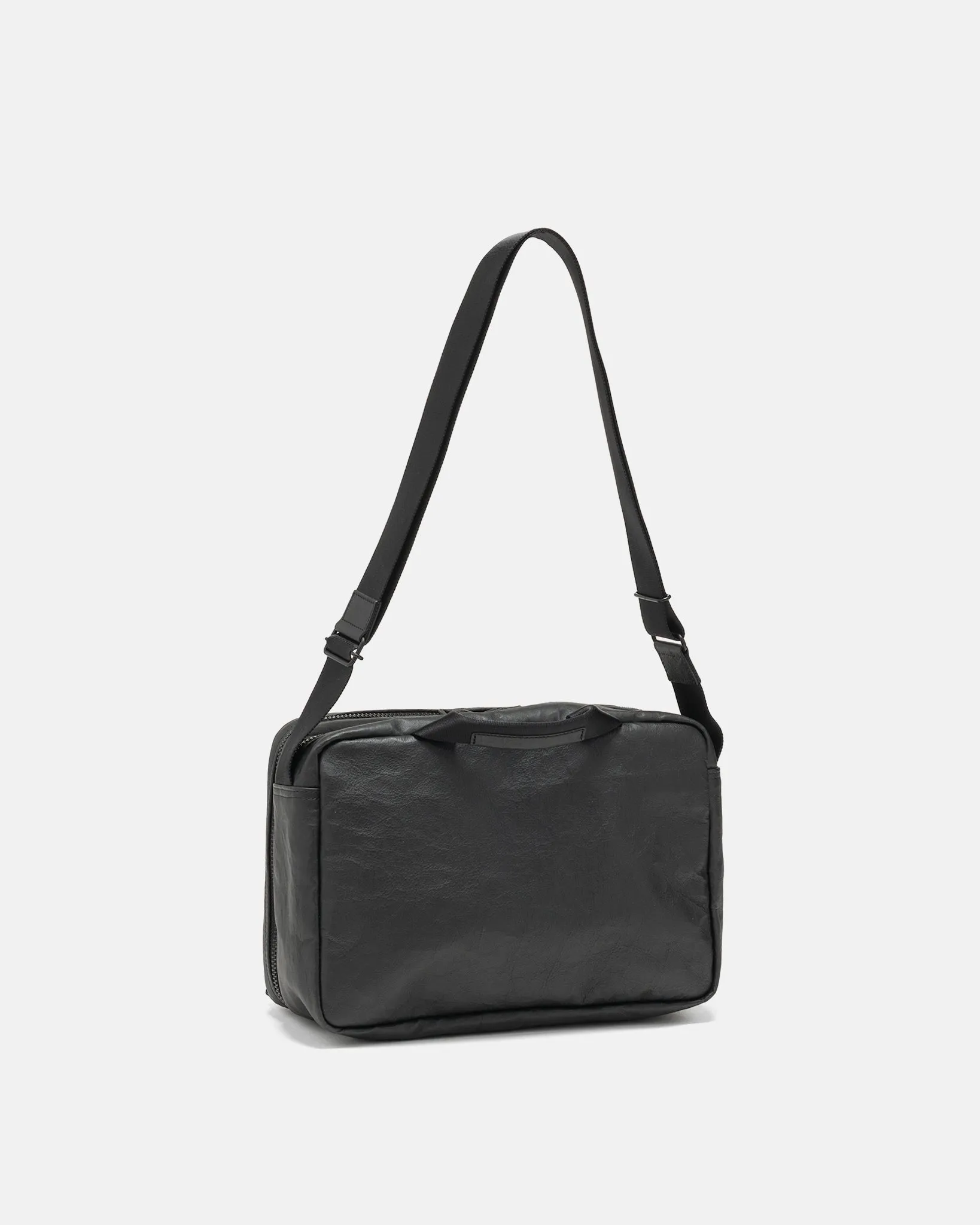 FREESTYLE Dyneema Leather Shoulder Bag #2 Black