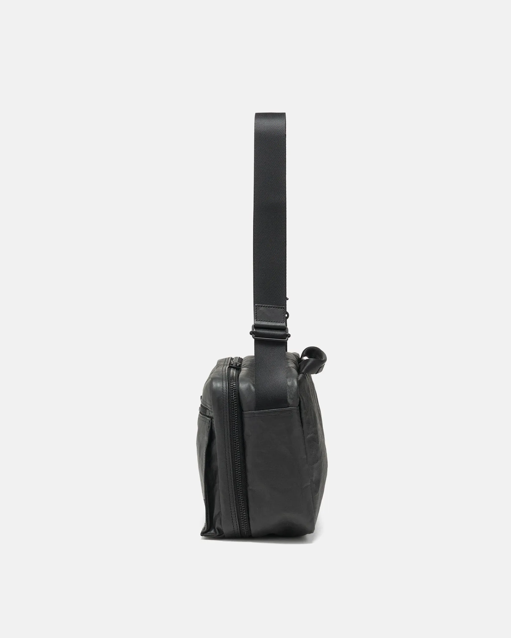 FREESTYLE Dyneema Leather Shoulder Bag #2 Black