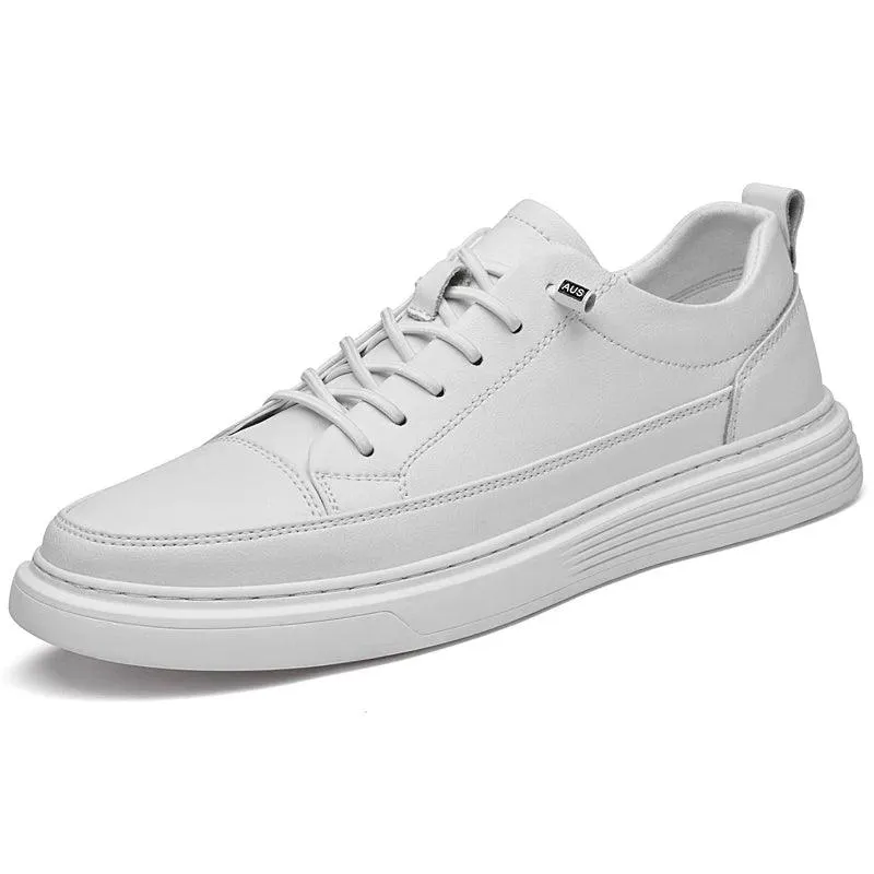 Genuine Italian Brand Leather Oxford Jogging Shoes