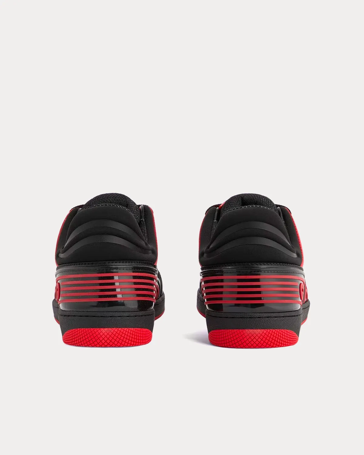 GG Basket Red / Black Low Top Sneakers