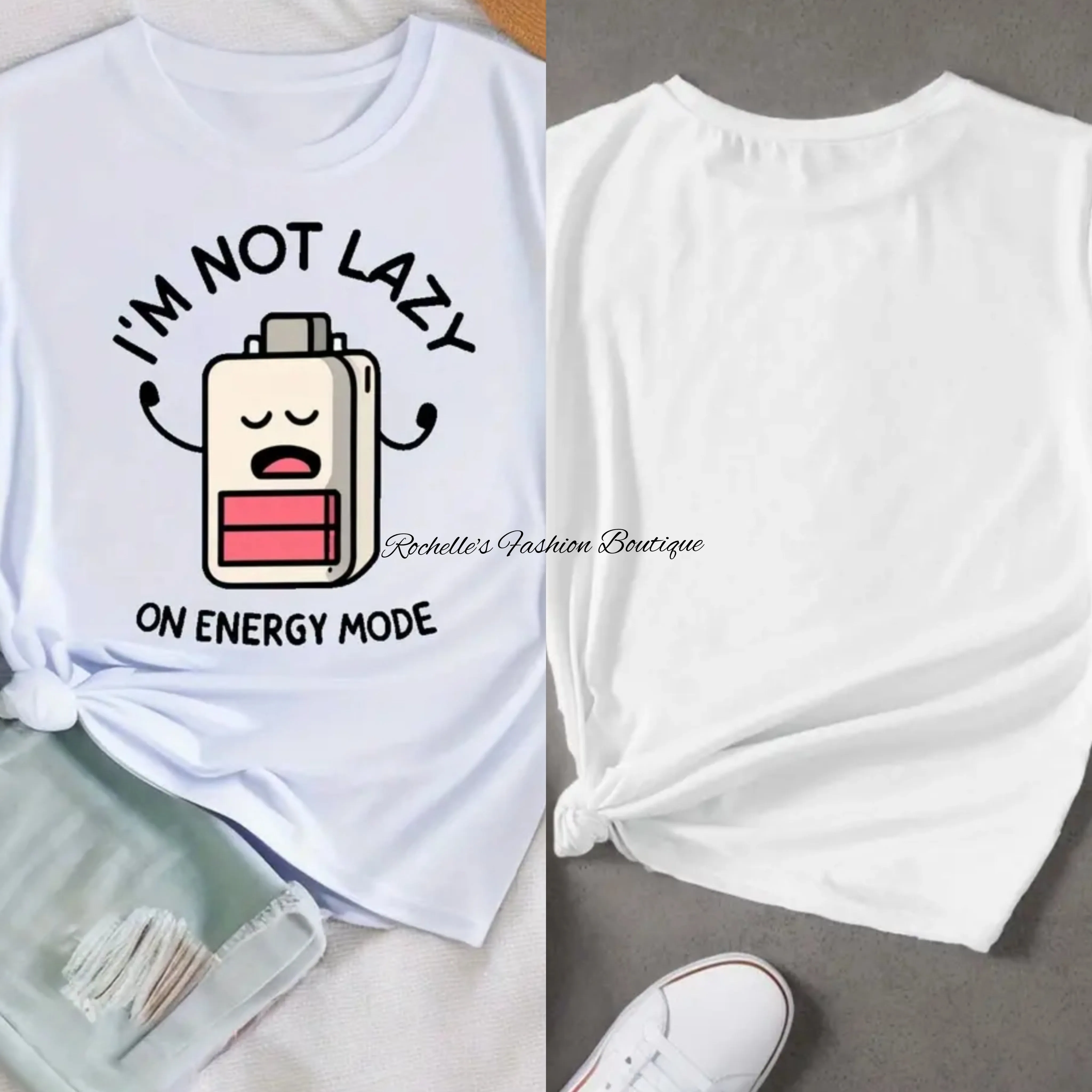 Green I'M Not Lazy T-Shirt