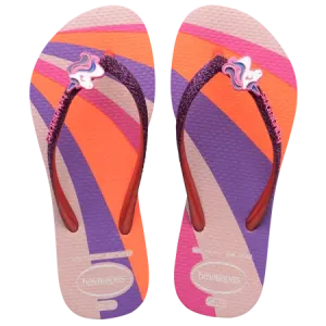 HAVAIANAS KIDS Slim Glitter Unicorn Sandal