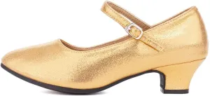 HROYL Women's Latin Ballroom Dance Shoes Salsa Bachata Practice Professional Dancing Shoes,Model DYSDXMD