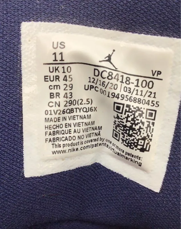 Jordan Men's Pro Strong DC8418-100 White Basketball Shoes - Size 11
