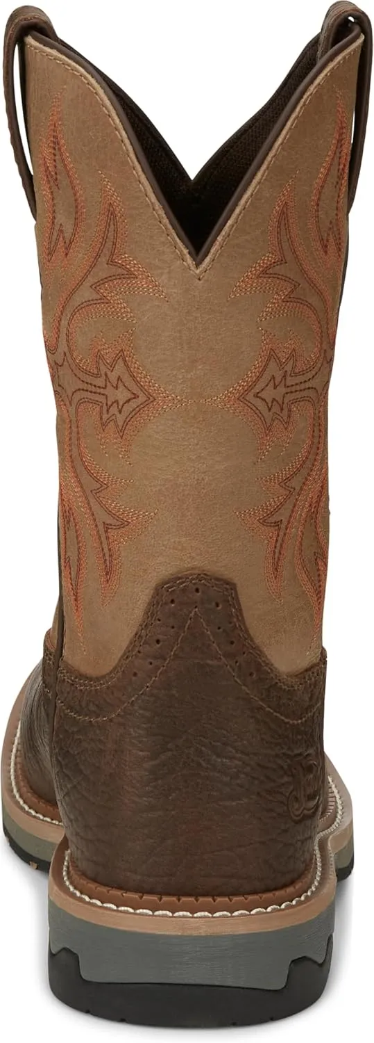 Justin Mens Stampede Bolt Comp Boots