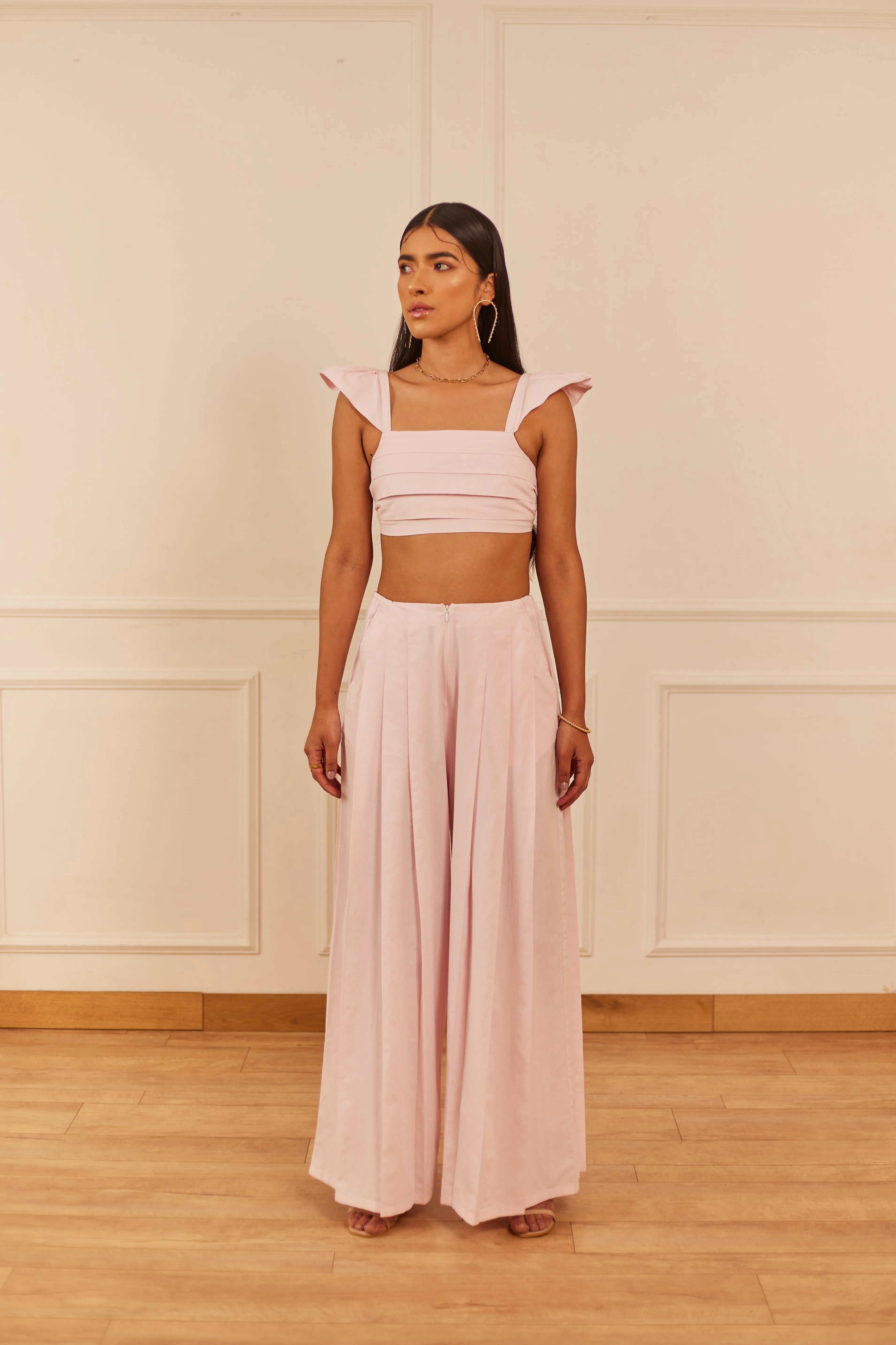 Kamal pleated pants