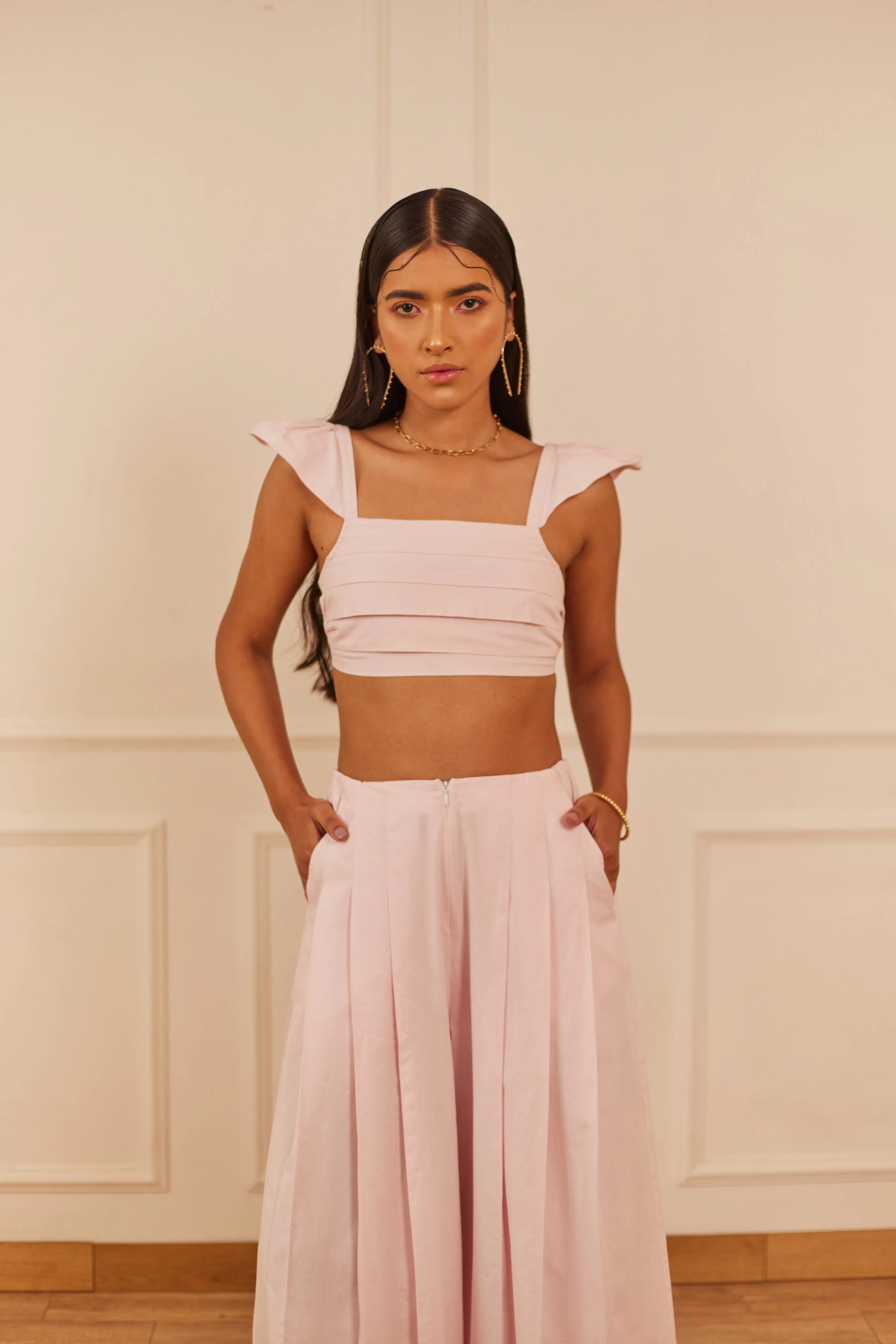 Kamal pleated pants