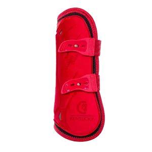 Kentucky Tendon Boots Bamboo Elastic Velvet Red