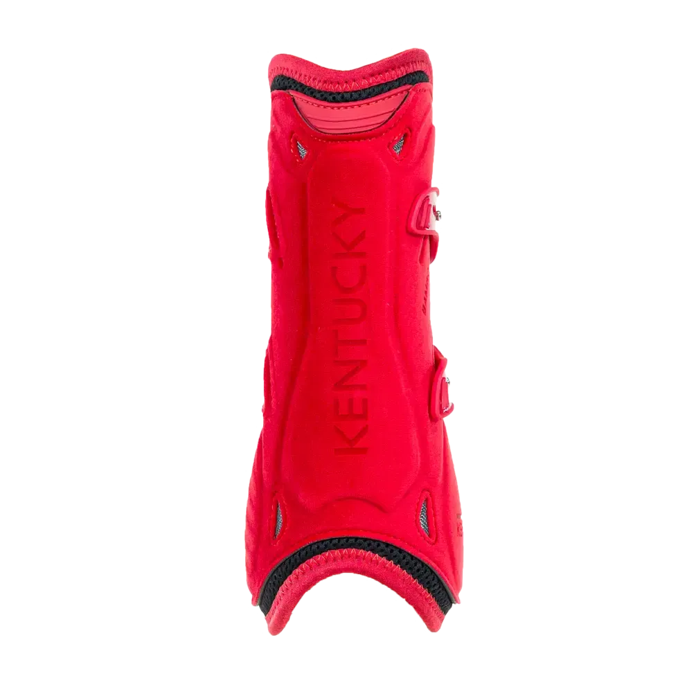 Kentucky Tendon Boots Bamboo Elastic Velvet Red