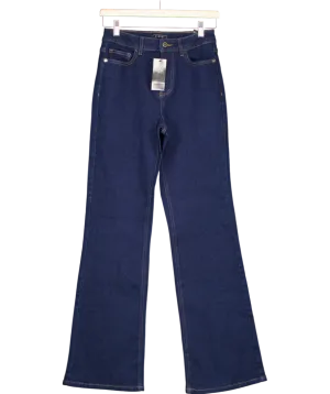 lipsy london Blue Straight Leg Jeans - Regular Length UK 8