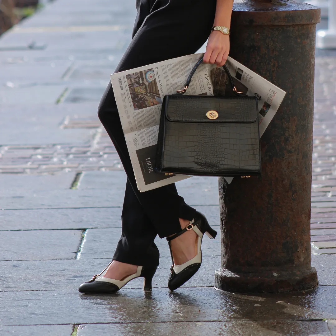 Luxe Parisienne (Black/Ivory)