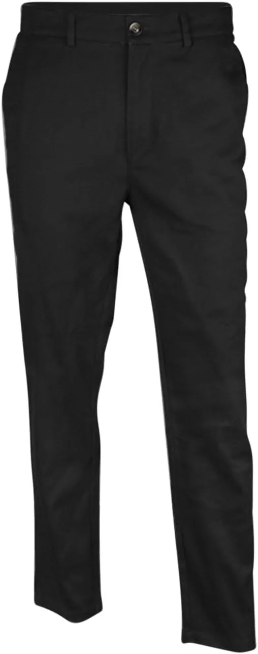 Mens Business Casual Straight Leg Pants Classic Fit Expandable Waist Flat Front Pant Comfy Versatile Travel Trousers