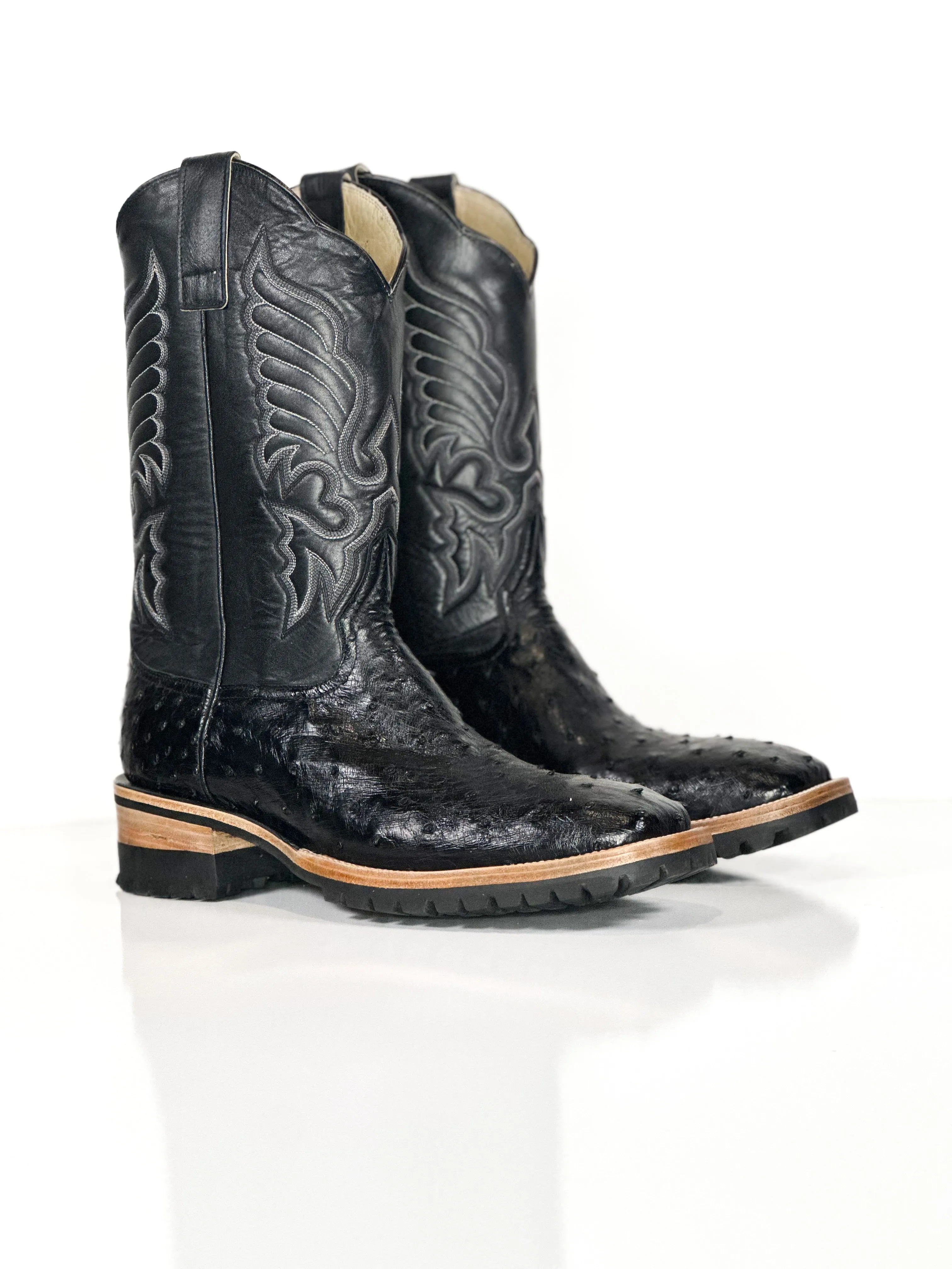 Men’s Ostrich-Work Nice Black