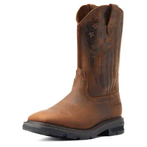 Men's Sierra Shock Shield Patriot Work Boot – Durable, Comfortable & Built to Last